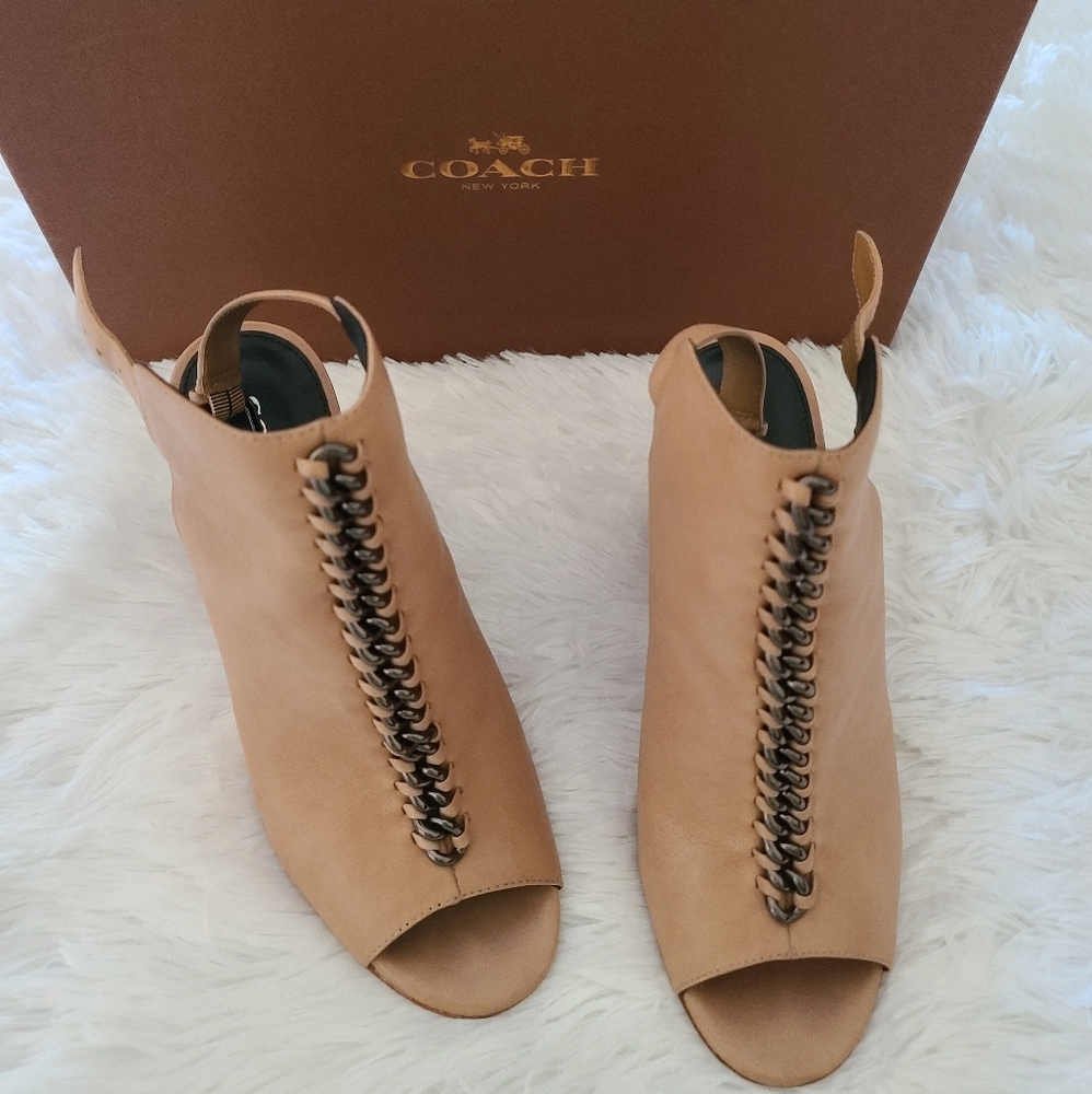 Coach open toe sandals